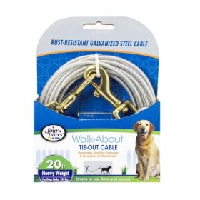 Select Walk-About Tie-Out Cable is Heavy Weight for Dogs up to 100 lbs