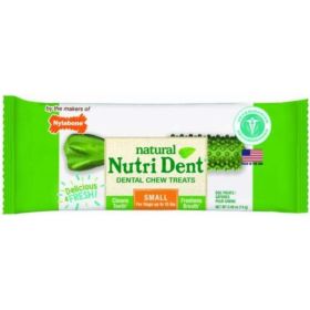 Nylabone Natural Nutri Dent Fresh Breath Small Dog Chews - 1 count