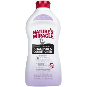 Skunk Odor Control Shampoo and Conditioner Lavender Scent - 32 oz