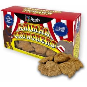 Spunky Pup Animal Crunchers  Peanut Butter Flavor - 3.5 oz