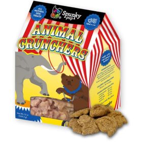 Spunky Pup Animal Crunchers All Natural Peanut Butter Flavor - 12 oz