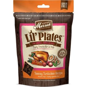 Merrick Lil' Plates Small Breed Treats Teensy Turducken Recipe - 5 oz