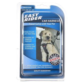 Coastal Pet Easy Rider Car Harness - Black - Medium (Girth Size 20"-30")