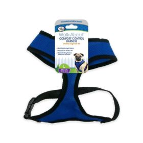 Four Paws Comfort Control Harness - Blue - Large - For Dogs 11-18 lbs