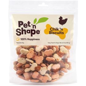 Pet 'n Shape Chik 'n Biscuits Dog Treats - 16 oz