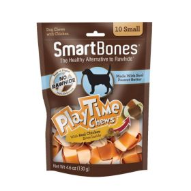 SmartBones PlayTime Chews for Dogs - Peanut Butter - Small - 10 Pack