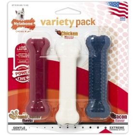 Nylabone Dura Chew Bone Variety Pack