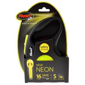 Flexi New Neon Retractable Tape Leash - Small - 16' Tape