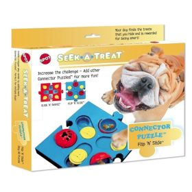 Spot Seek-A-Treat Flip 'N Slide Connector Puzzle Interactive Dog Treat