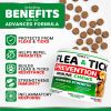 Flea and Tick Prevention for Dogs Chewables 170 Treats Natural Dog Flea and Tick Treatment All Breeds & Ages Made in USA