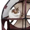 Pet Life Kitty-Play Obstacle Travel Collapsible Soft Folding Pet Cat House