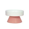 Cat Ceramic Raised Food Bowls, Elevated Pet Dish Feeder, Protect Pet's Spine, for Dog Kitty Puppy Pets Bowl, Tower Shaped Ceramic Pet Cats Food Bowl